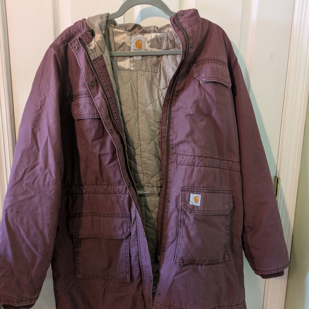 Carhartt Purple Quilted Jacket